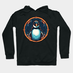 Penguin in Ornament , Love Penguins Hoodie